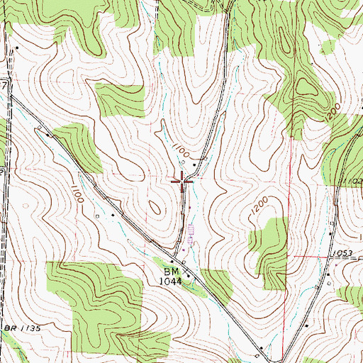 Topographic Map of School Number 8 (historical), OH