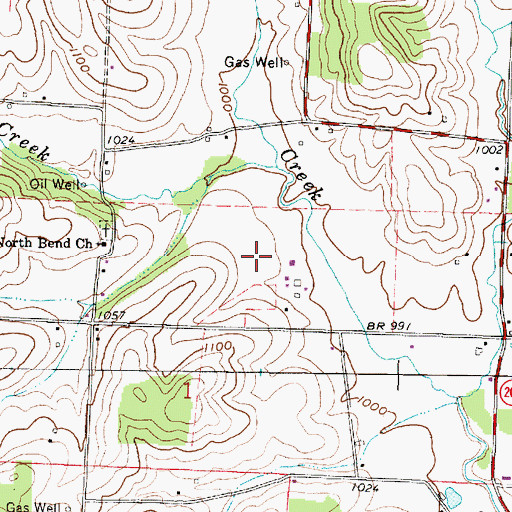 Topographic Map of Spring Valley Farm (historical), OH