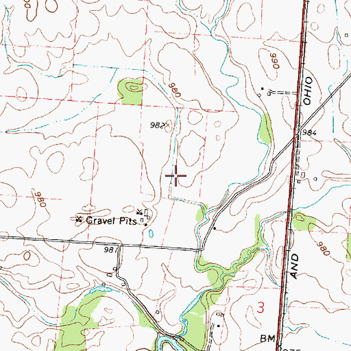 Topographic Map of Sycamore Valley Farm (historical), OH