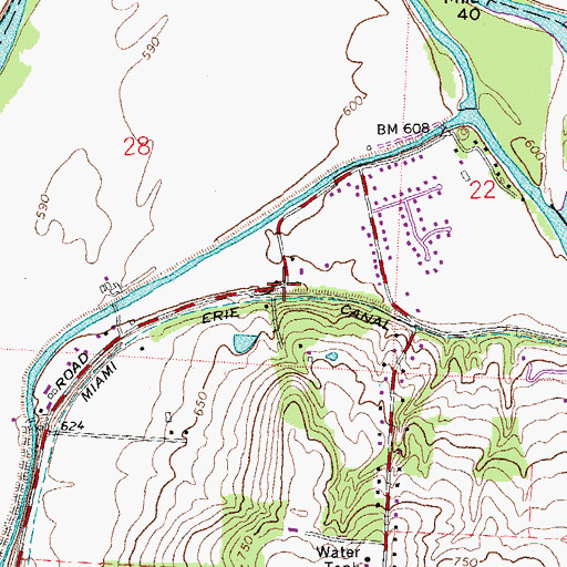 Topographic Map of Sheley Station (historical), OH