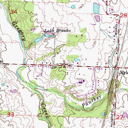 Topographic Map of School Number 5 (historical), OH