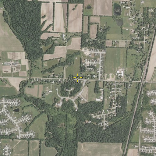 Aerial/Satellite Image of School Number 5 (historical), OH