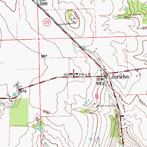 Topographic Map of School Number 3 (historical), OH