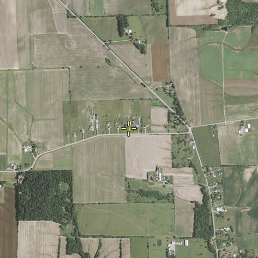 Aerial/Satellite Image of School Number 3 (historical), OH