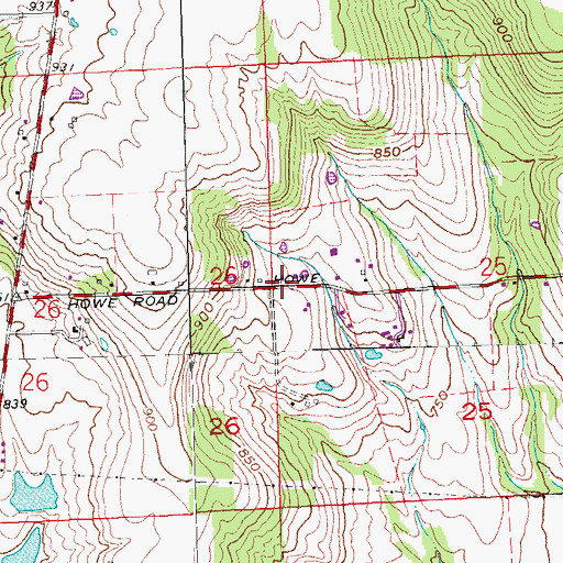 Topographic Map of School Number 7 (historical), OH
