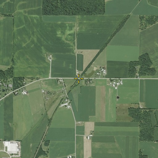 Aerial/Satellite Image of School Number 2 (historical), OH