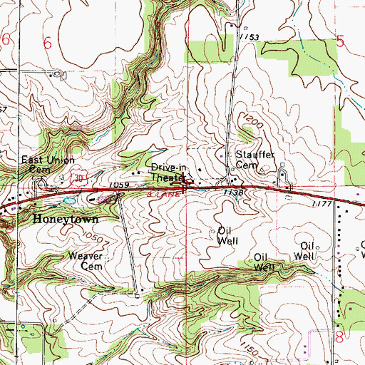Topographic Map of School Number 3 (historical), OH