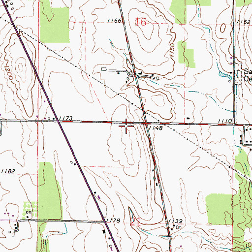 Topographic Map of School Number 5 (historical), OH