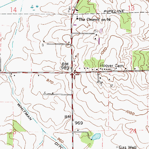 Topographic Map of School Number 5 (historical), OH