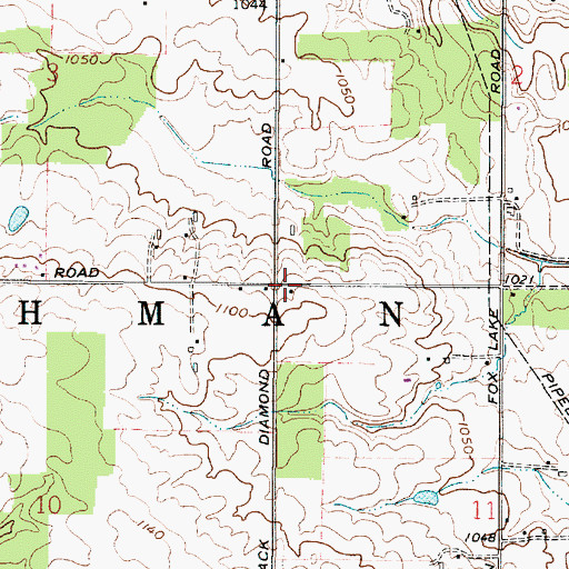 Topographic Map of School Number 1 (historical), OH
