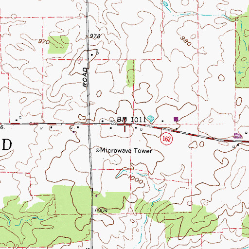 Topographic Map of School Number 4 (historical), OH