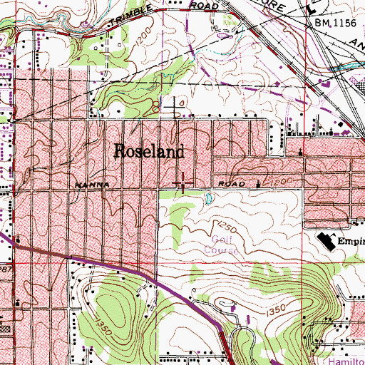 Topographic Map of Christian Union Church, OH