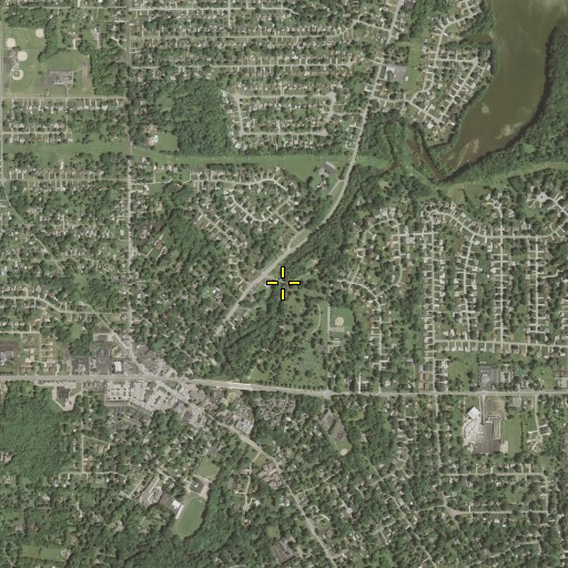Aerial/Satellite Image of White Bridge, OH