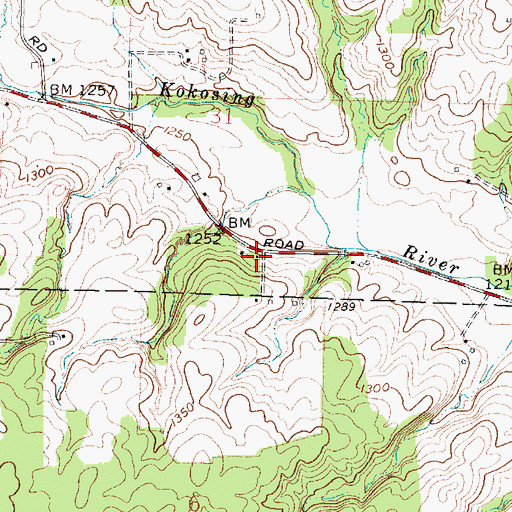 Topographic Map of School Number 4 (historical), OH
