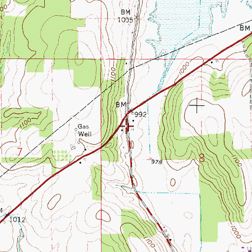 Topographic Map of School Number 3 (historical), OH