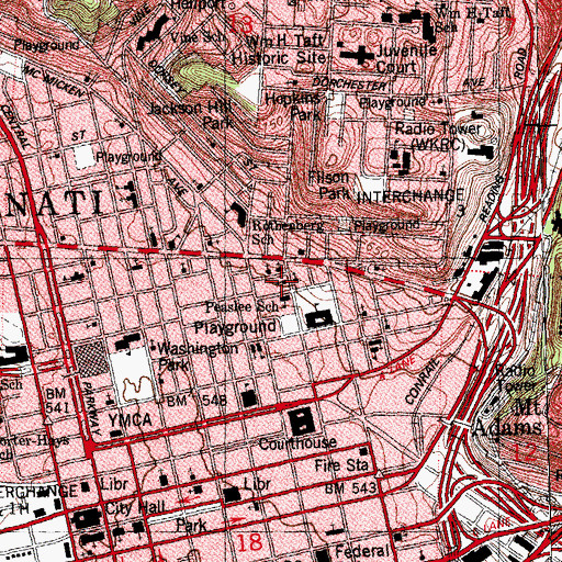 Topographic Map of Universal Church of Christ, OH