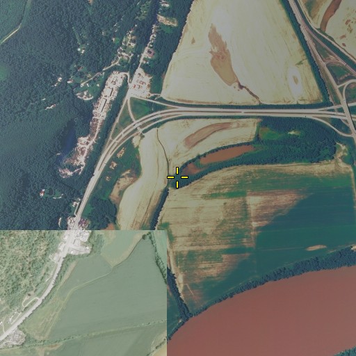 Aerial/Satellite Image of Lousy Run, OH