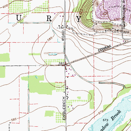 Topographic Map of Piccola (historical), OH