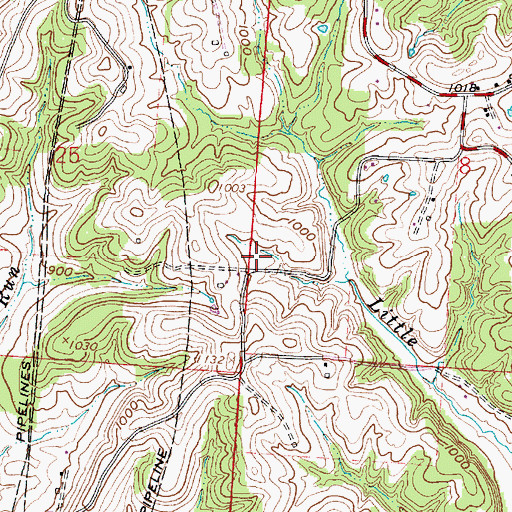 Topographic Map of Weitzel School (historical), OH