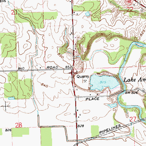Topographic Map of School Number 9 (historical), OH