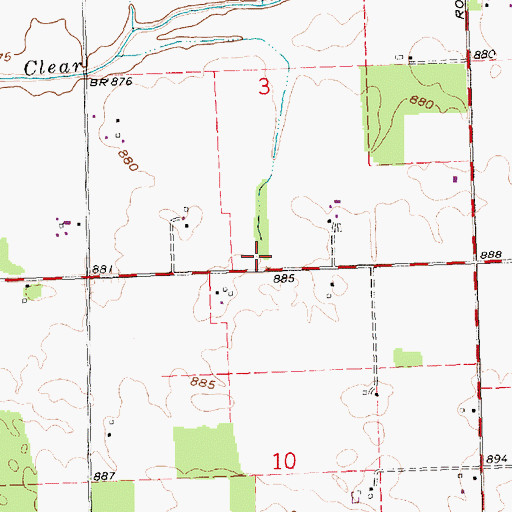 Topographic Map of School Number 7 (historical), OH