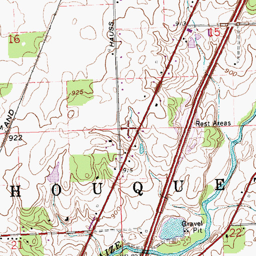 Topographic Map of School Number 7 (historical), OH