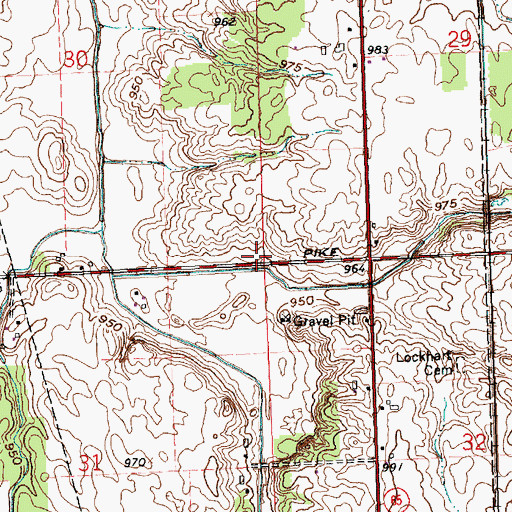 Topographic Map of School Number 3 (historical), OH