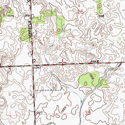 Topographic Map of School Number 2 (historical), OH