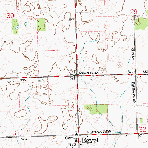 Topographic Map of School Number 2 (historical), OH