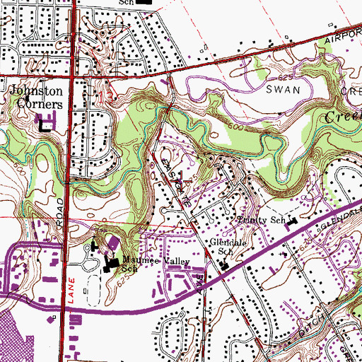 Topographic Map of The Church of Jesus Christ of Latter Day Saints, OH