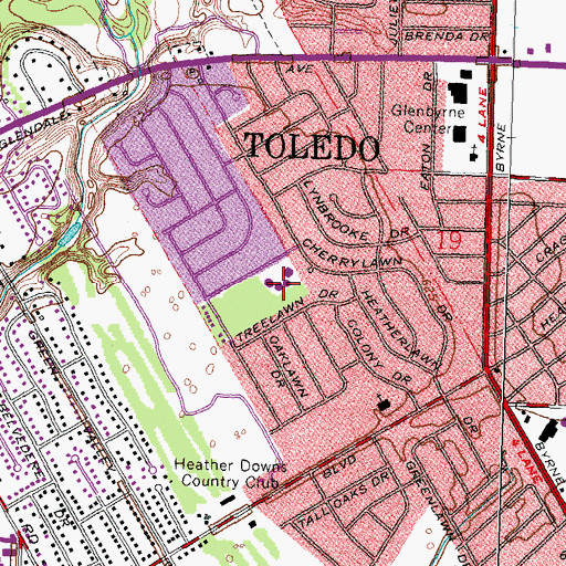 Topographic Map of Crossgates Head Start School, OH