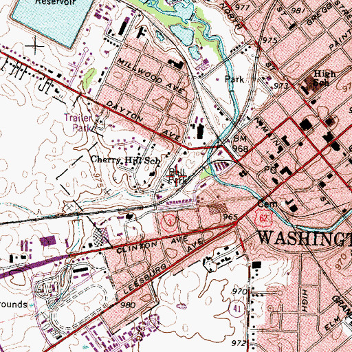 Topographic Map of Roszmann Field, OH