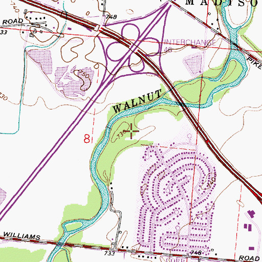 Topographic Map of Elk Run Park, OH