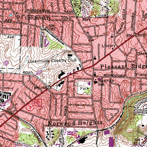 Topographic Map of Beth Messiah Congregation, OH