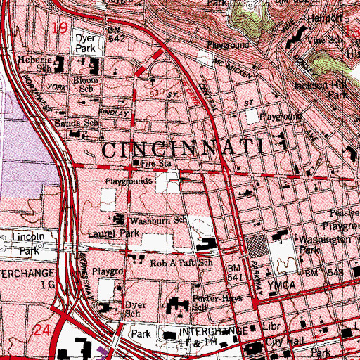 Topographic Map of Revelation Baptist Church, OH