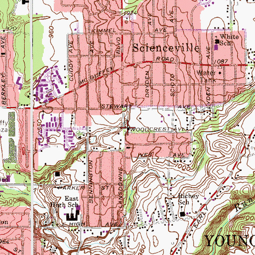 Topographic Map of Good Shepherd Ministry, OH