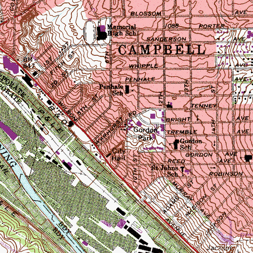 Topographic Map of True Vine Outreach Ministry, OH