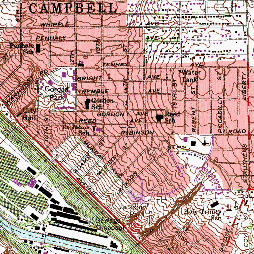 Topographic Map of Assembly of Truth Church, OH