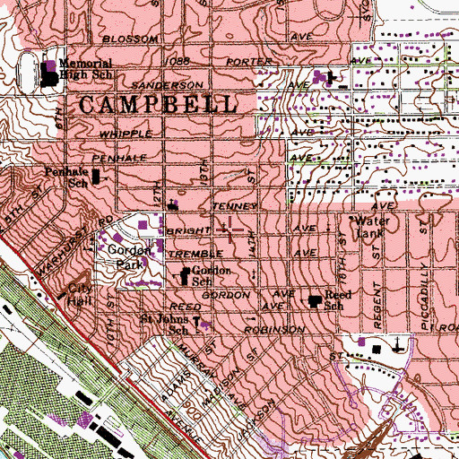Topographic Map of Mount Moriah Fire Baptized Holiness Church, OH
