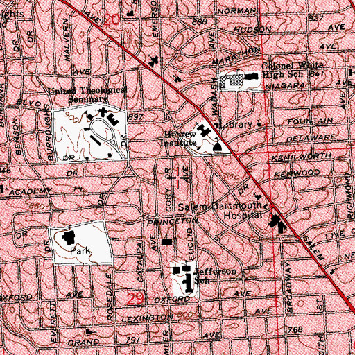 Topographic Map of Congregation for Reconciliation, OH
