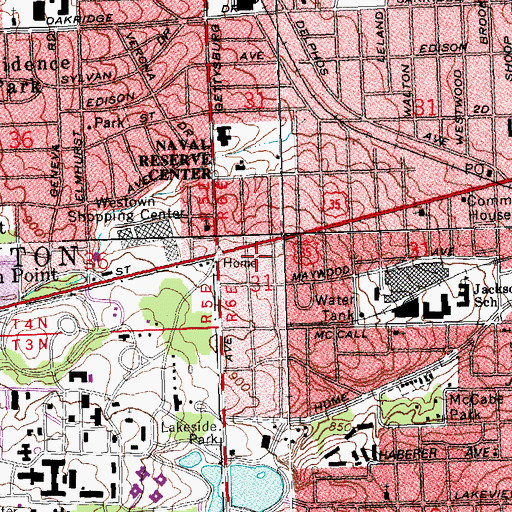 Topographic Map of Freewill Primitive Baptist Church, OH