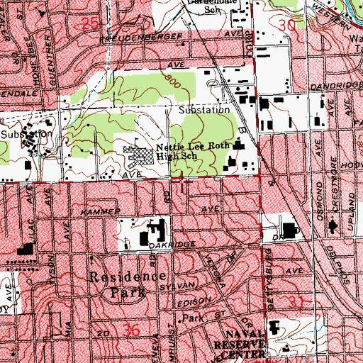 Topographic Map of Christ Holy Temple, OH