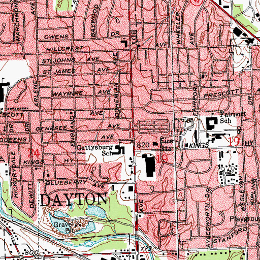 Topographic Map of Church of God Militant Pillar and Ground of Truth, OH