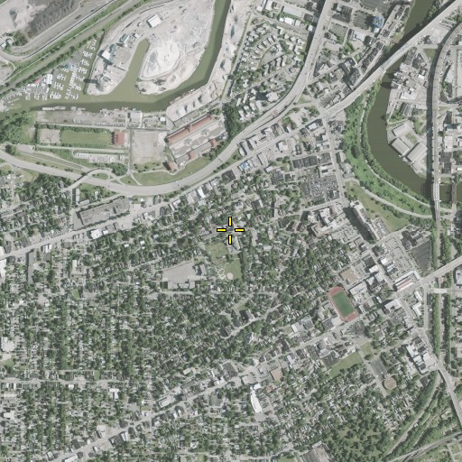 Aerial/Satellite Image of Franklin Boulevard Methodist Church (historical), OH