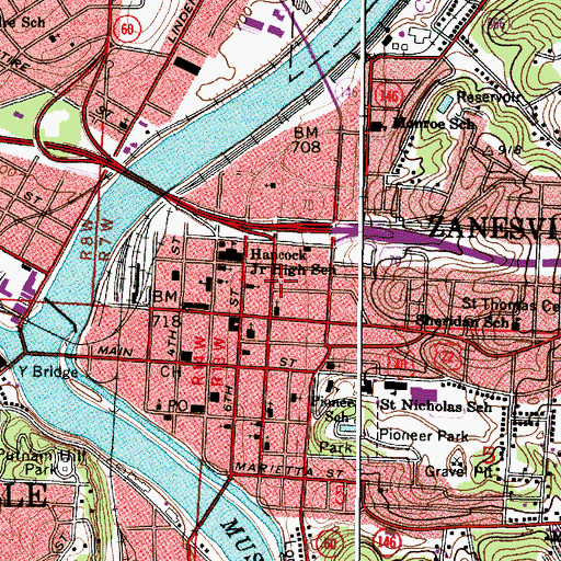 Topographic Map of Apostolic Christian Church, OH