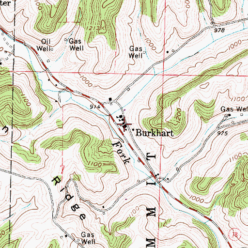 Topographic Map of Saint Joseph Catholic Church, OH