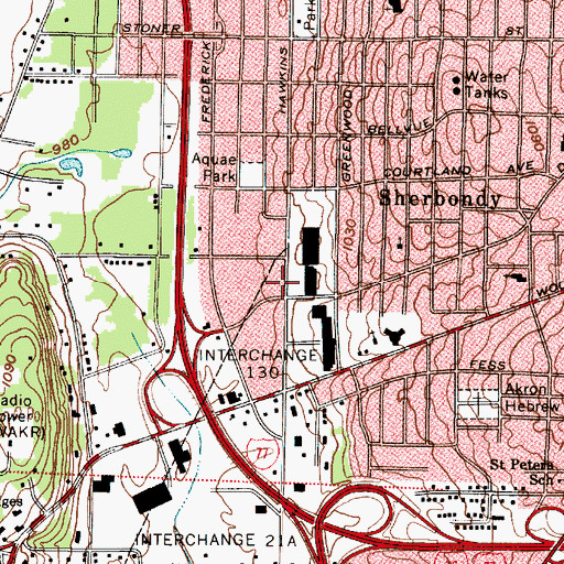 Topographic Map of House of the Lord, OH