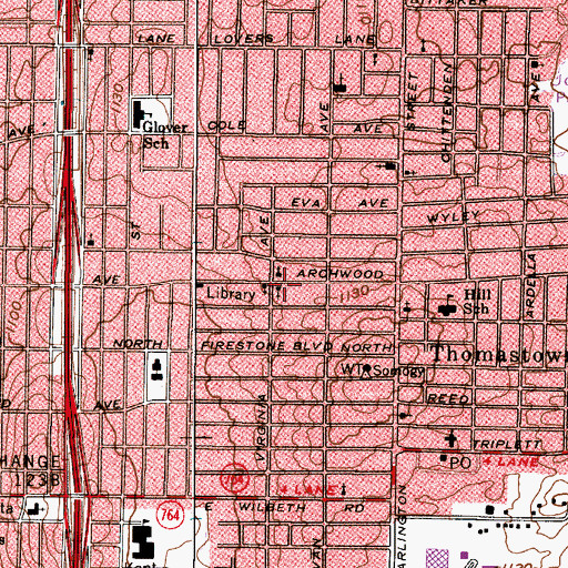 Topographic Map of Community Fellowship Chapel, OH