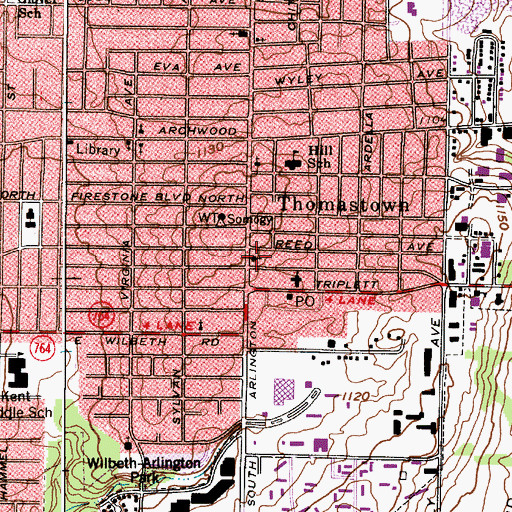Topographic Map of Apostolic Gospel Church, OH