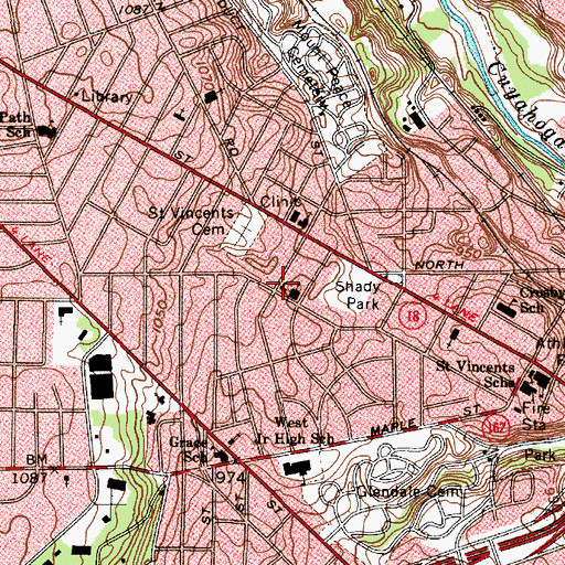 Topographic Map of House of Prayer for All People, OH